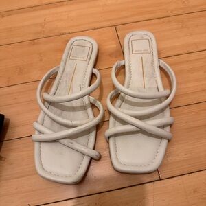 Dolce Vita White Modern Sandals